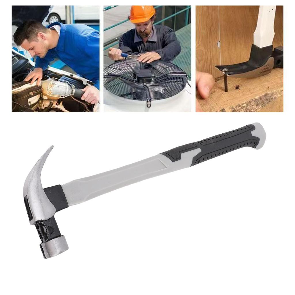 Camping Hammer Carbon Fiber Magnetic Horn Hammer Tent Mallet for Outdoor and Professional Constructi