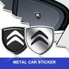1Pc Car Badge Body Side Metal 3D Emblem Sticker Decal For C1 C2 C3 C4 C5 C6 C8 C4L DS3 DS4 DS5LS DS6 Accessories