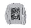 Vintage Alice In Wonderland Queen of Hearts Trial Scene Sweatshirt