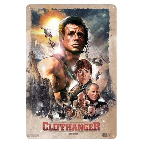 k1Cliffhanger sylvester Movie Metal Poster Tin Sign 20x30cmaluminum 20x30cm（7.8x11.8inch）