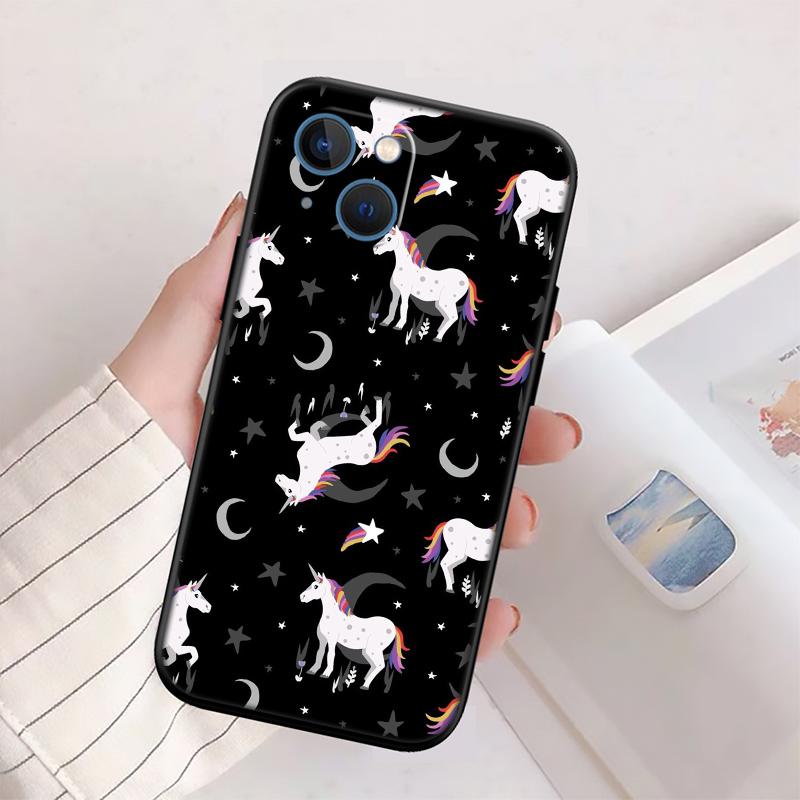 RP14 Cartoon Unicorn New High-End Shell Phone Case for Redmi Note 13 14 Pro+ Plus A3 A3X 13X 13C 13R 14S 14C 14R