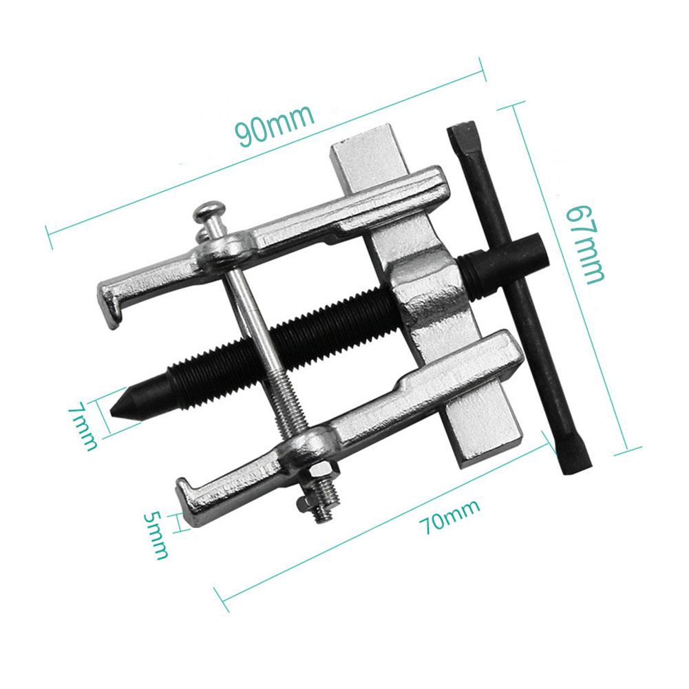 

Two Claws Bearing Gear Puller Hand Tool 65mm Puller Hand Tools Pump Wall Pulley Steel Remover Straight Type чорний