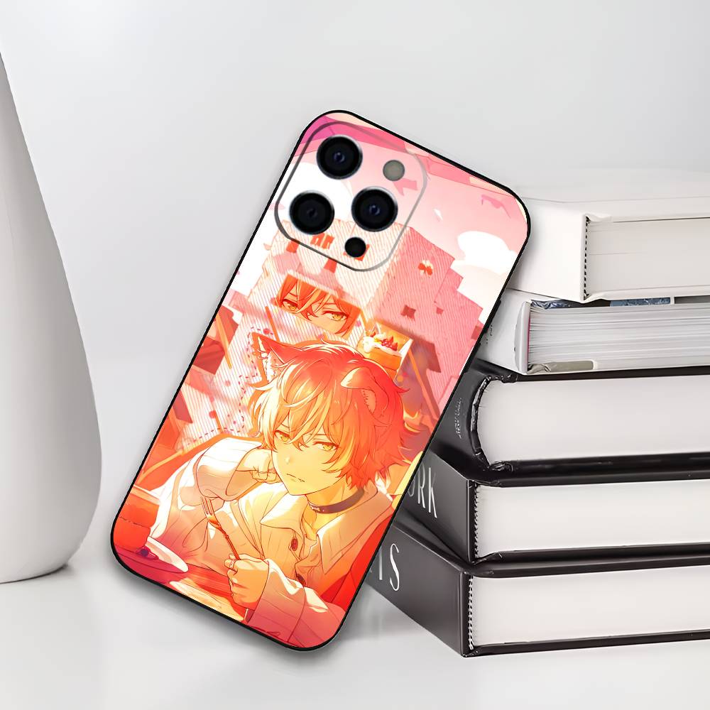 Vivid BAD SQUAD Akito Toya Phone Case For iPhone 17,16,15,14,13,12,11 Plus,Pro Max,XS,Soft Silicone Black Cover