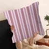 Fashion Stripes Design Art Pink Color Personalized Pillow Dust Cover Bedroom Kids Party Decoration Pillowcase Birthday Gift