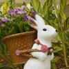 Outdoor Courtyard Rabbit Flower Pot Decoration Garden Ornaments Decor