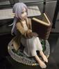 Desktop Adorable Frieren Beyond Journey's End Anime Model Toys PVC Reading Action Figure Model Collection Decor Frieren Action Doll