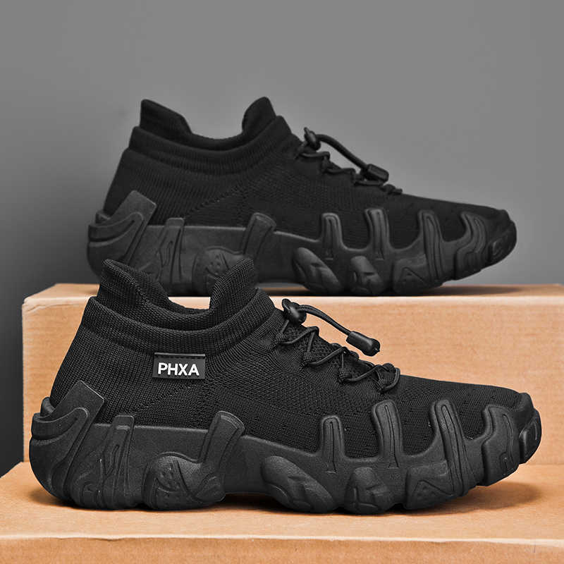 Natural Leather Thick-heeled Travel Size Flats Men's Summer Shoes Moccasins Sneakers For Summer Men Sports Luxo