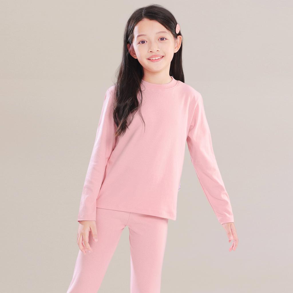 Autumn Kids Basic Pajamas Sets Soild Cotton Warm Toddler Boys Girls Sleepwear Suit Long Sleeve Homewear Children Clothing