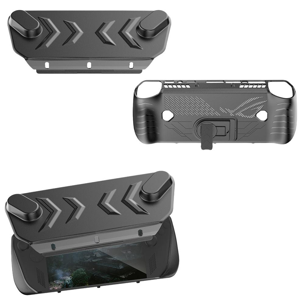 For Asus ROG Ally X TPU Protective Case Cover Shockproof with Stand Protector Shell Sleeve All-round Protection Game Accessories