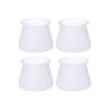 Silicone Non-Slip Chair Leg Covers, Silent Wear-Resistant Pads for Table and Stool Legs, Square-Shaped Protection Set