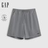 GAP Men's Quick-Dry Elastic Waist Logo Embroidered Shorts