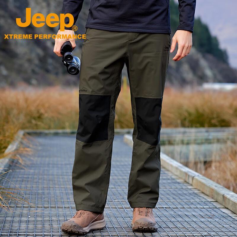 Jeep Men's Windproof Waterproof Outdoor Cargo Pants