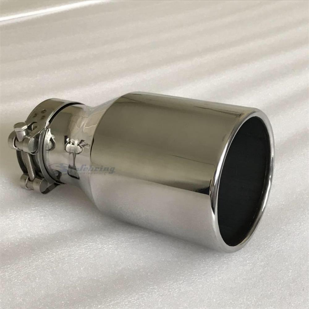 Stainless Steel Large Diameter 115mm 4.5inch The Flat Edge Universal Muffler Tail Throat Car Modification Exhaust Tip Pipe