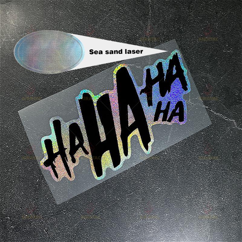 1pc HAHAHA Motocycle Stickers Waterproof for Motocycle Helmet Fairing Windshield Car Window Scooter Body Universal Vinyl Decals