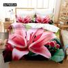 Yellow Flowers Queen Size Sleep Bedding Collection Bed Cover Collection Bedding Digital Printing Bed Linen King Size Size Bed Cover Collection Bedding
