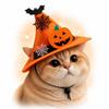 Pumpkin Spider Web Bat Decoration Pet Halloween Hat Dog Costume Accessory  Pet Birthday