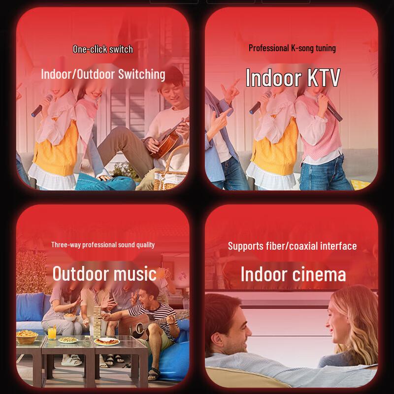 SANSUI L12 Portable Outdoor Karaoke & PA Speaker CN plug (adapter included)