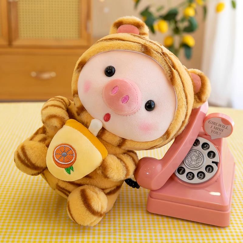Transformation Milk Tea Pig Plush Toy - Perfect Gift for Kids