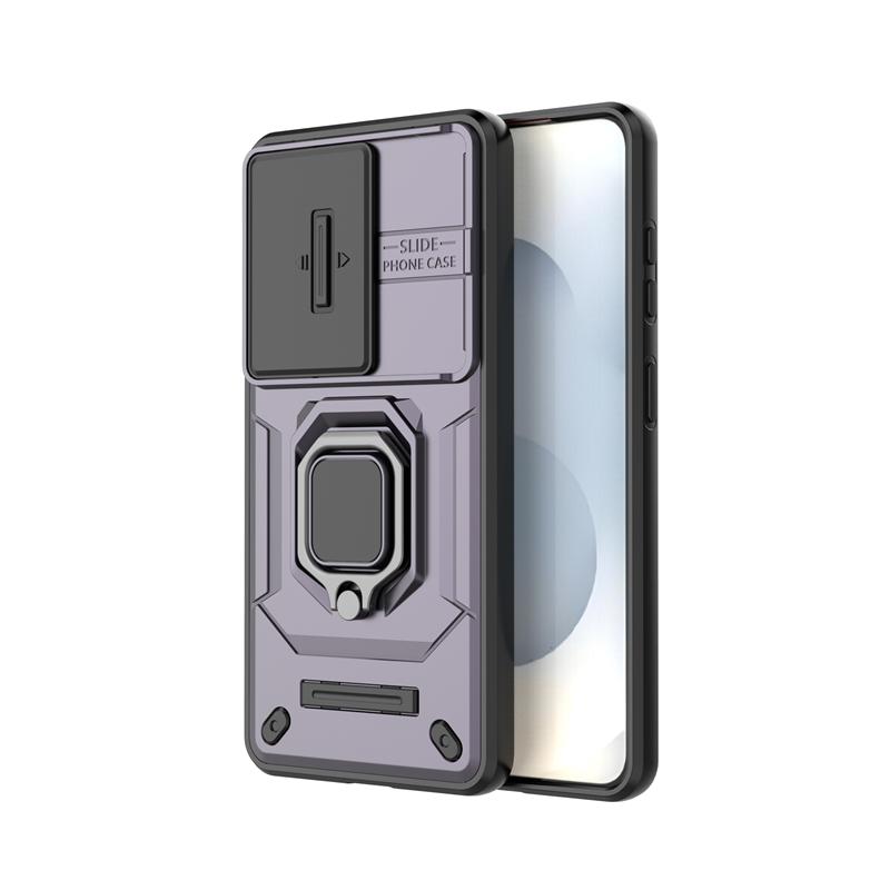 Schiebe-Fenster Handyhülle Für Samsung Galaxy S26 Stoßfest Ringhalter Magnetische Hülle Für Samsung S26 Hülle Für Samsung S26 Hülle