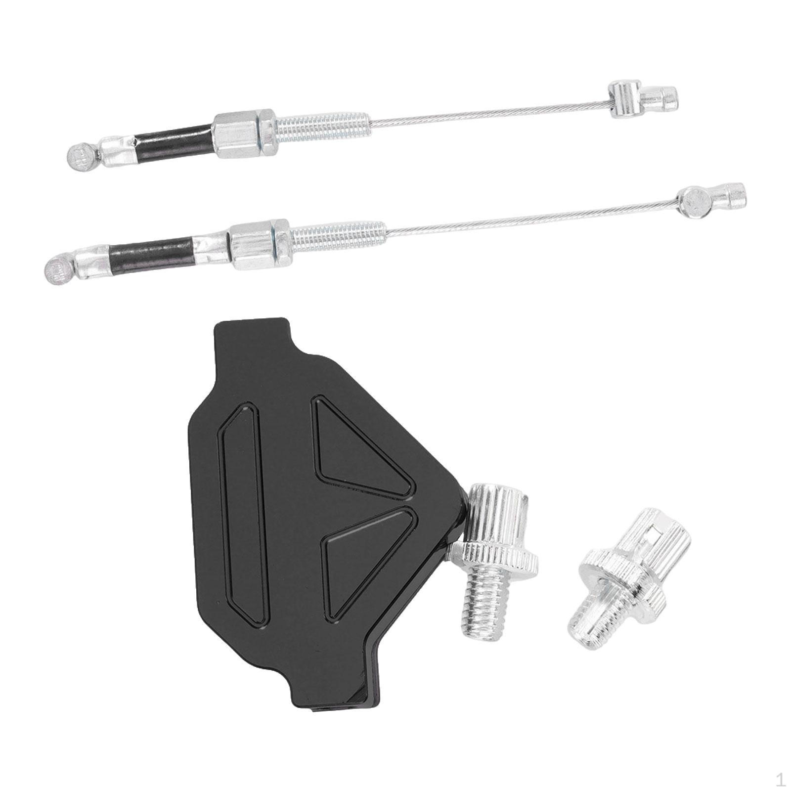 

Motorcycle Clutch Lever Parts Aluminum Alloy Pull Rod Cable System чёрный