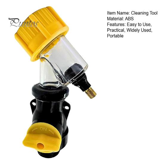 Heater Flushing Tool User Friendly Universal Transparent Visible Portable Electric Gas Heater Cleaning Tool