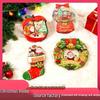 Custom Wooden Christmas Cartoon Refrigerator Magnets - Creative DIY Holiday Decorations and Gifts