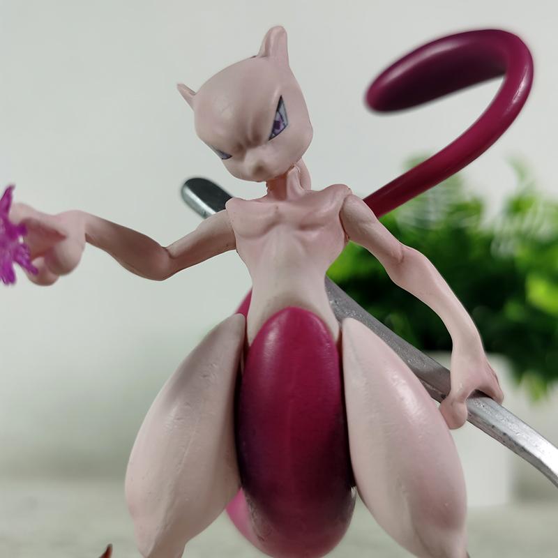 12.5cm Pokemon Mewtwo Anime Action Figure Pvc Collection Model Toys Gifts