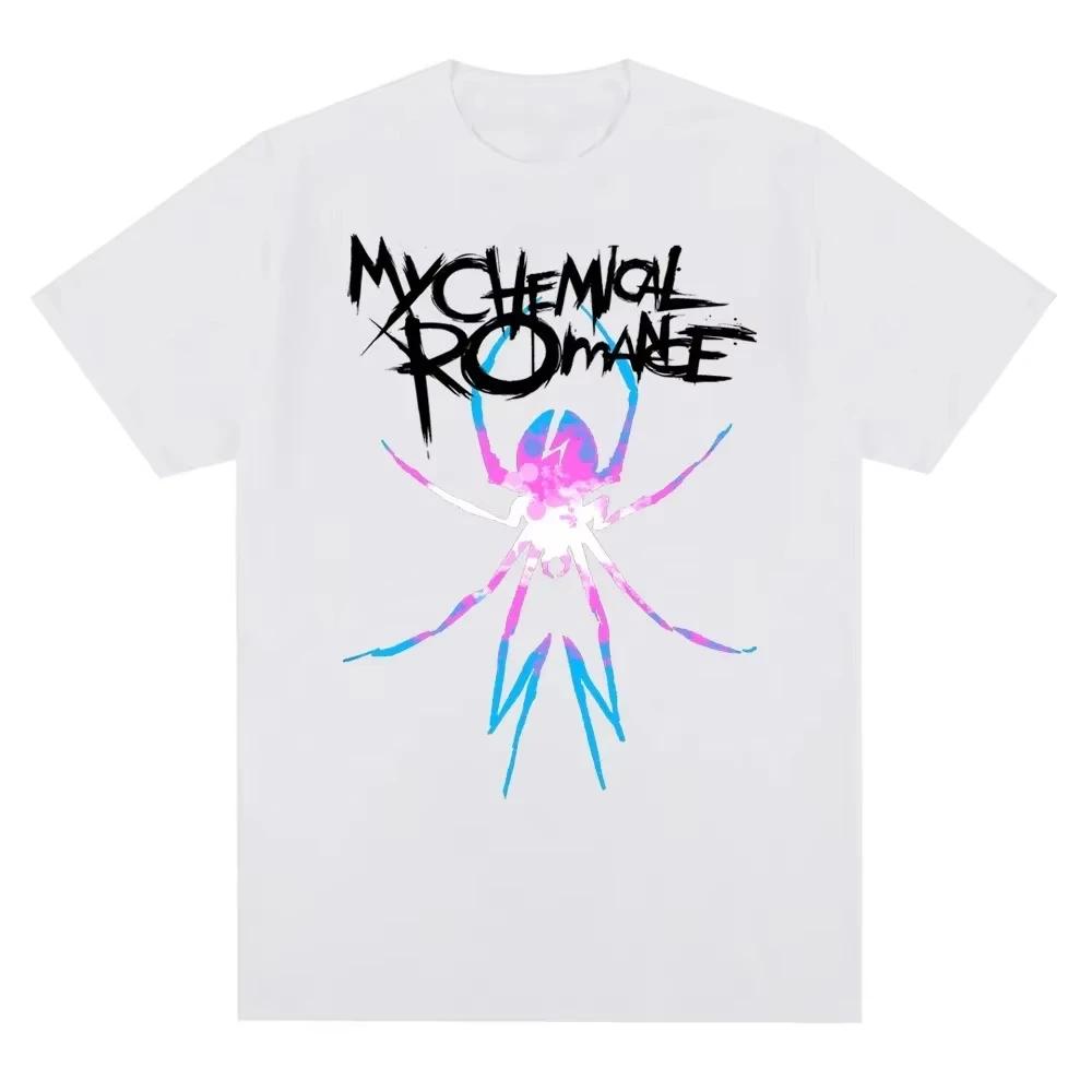 2026 My Chemical RoUnisexce Mcr Band Unisex Women Cotton TShirt Printed T Shirt Casual Short Sleeve Tshirt Streetwear Trend Tee Tops