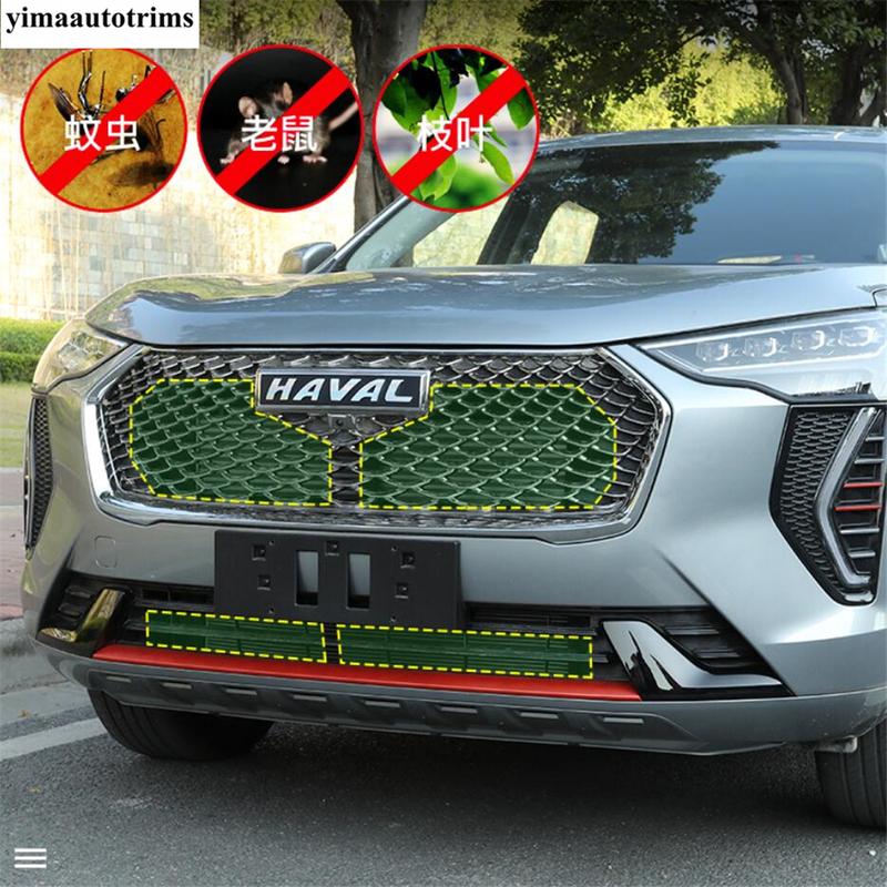 Front Grille Grill ert ect Mesh Net Screening Protection Cover Exterior Refit Kit For Haval Jolion  - 2024 Accessories