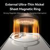Suitable for Ultra-thin Samsung S26ultra Transparent Magnetic Mobile Phone Case S26 Metal Frame Anti-drop