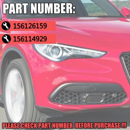 1x ACC Bumper Sensor Radar Cover 156126159 156114929 For 16- Alfa Romeo Stelvio