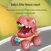 Cross-Border Cute Dinosaur Pull-Back Toy Car for Kids - Press-and-Go Inertia Vehicle