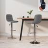 Day and Night - Day and Night Kitchen Stools 2 Units Light Gray Fabric