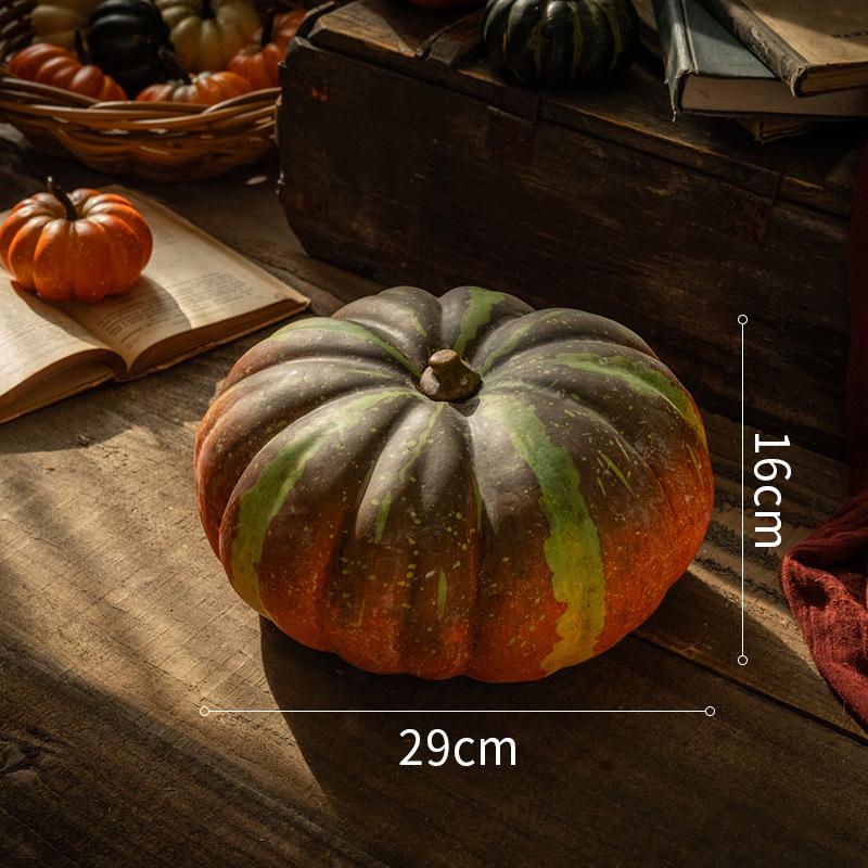 Pumpkin Ornament: Artificial Harvest Decor for Home, Farmhouse, and Supermarket