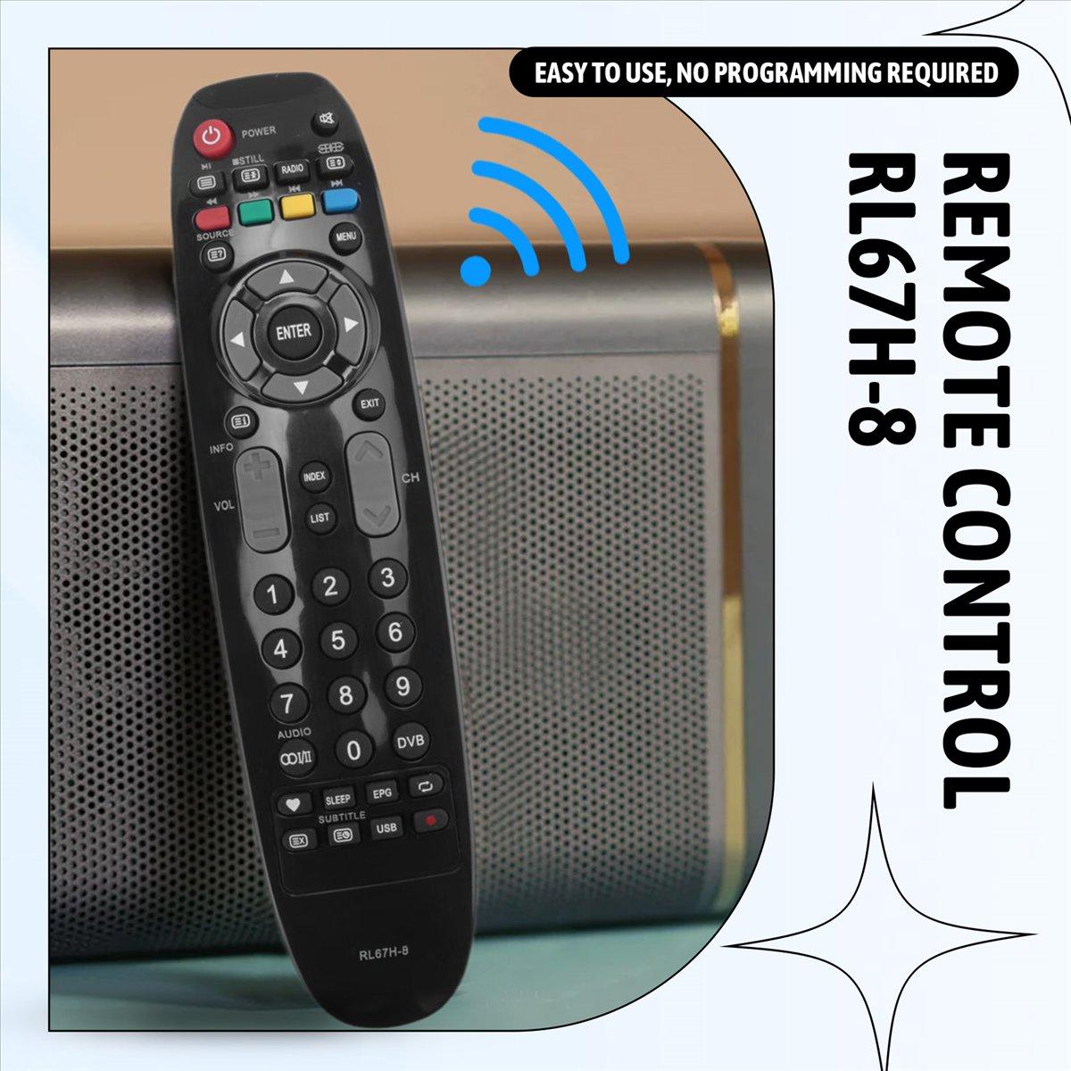 RL67H-8 TV Remote Control for Changhong TV TV20A-C35 LC32HA3 LED50C2000H LED50C2000IS LED29B1000S China Mainland