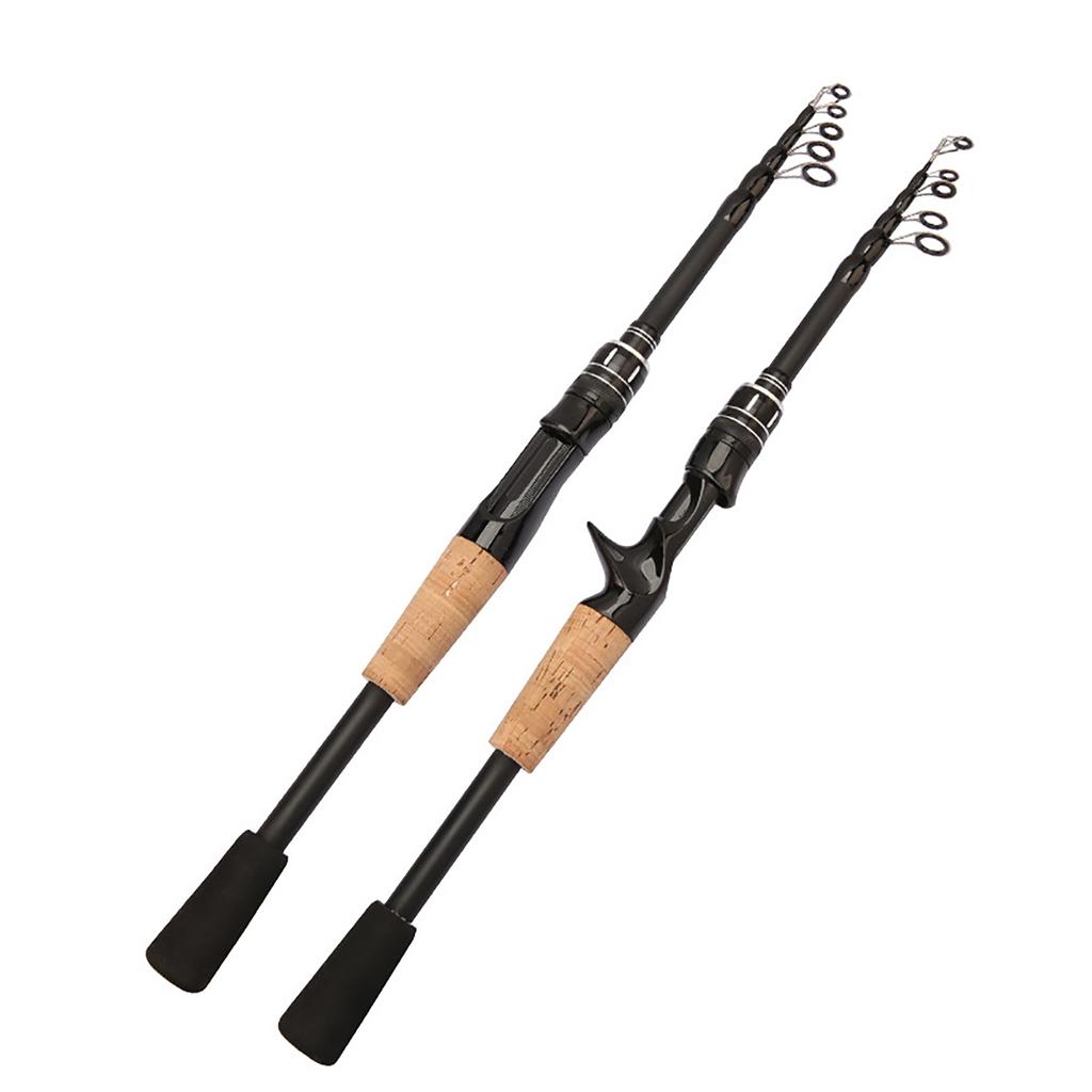 1.5M/1.8M/2.1M/2.4M Spinning Fishing Rod Portable Telescopic Casting Rod Carp Rod Lure Bass Fishing Pole For Freshwater Fishing