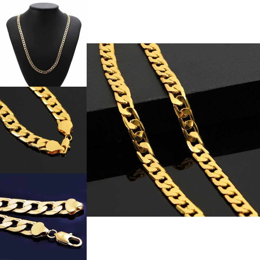 Men's Fashion Necklace Punk Curb Link Chain 60cm Premium Quality Classic Appeal