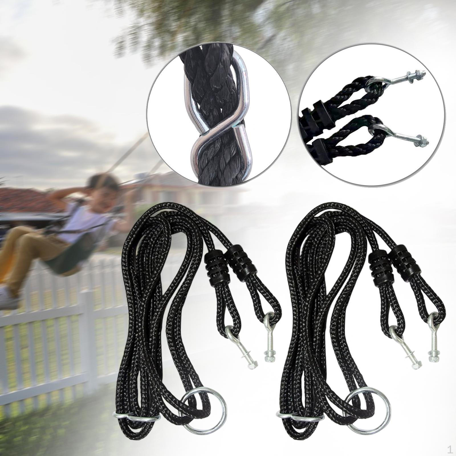 

2 шт. Веревка для качелей, регулируемая по длине, для уличных качелей, сада, детской площадки