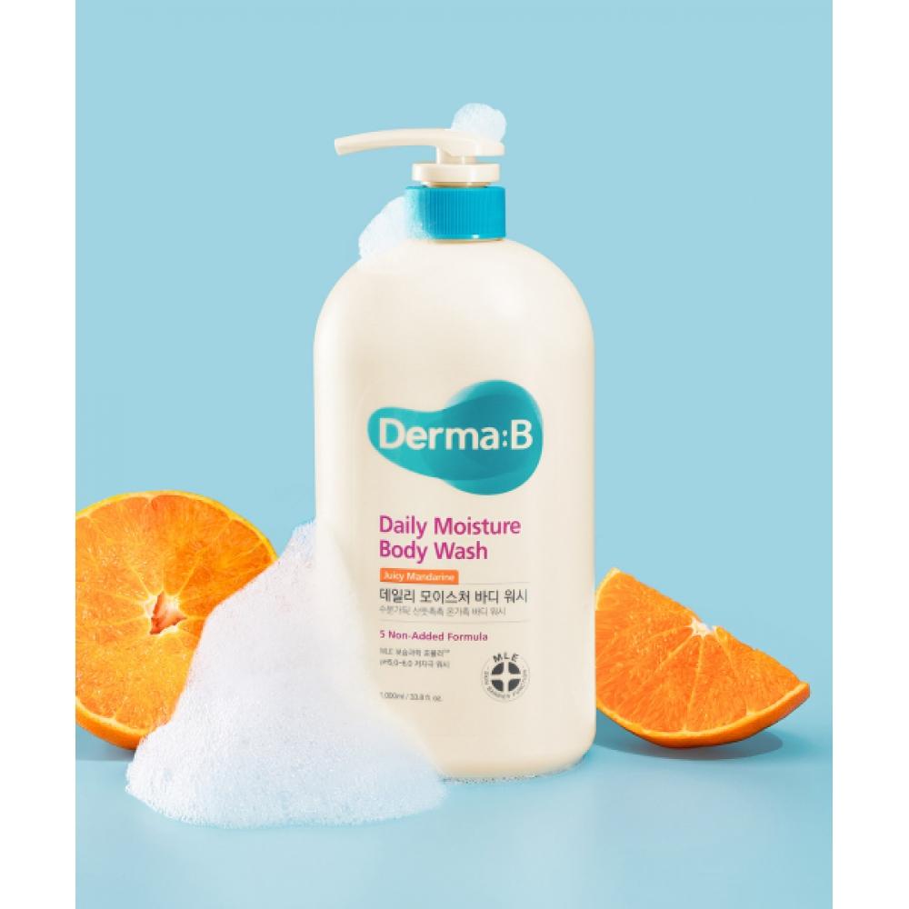 Dermab Daily Moisture Body Wash Juicy Mandarin 1000ml NONE