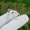 Mothers Day Sale 925 Sterling Silver Amethyst Rough Stone Statement Ring US 6.5