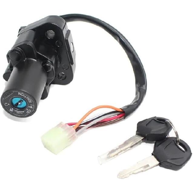 Motorcycle Gas Cap Fuel Cap Motorcycle Ignition Switch Locks Fuel Gas Tank Cap Set for DR650 DR650SE 1996 2022 Motorcycle Fuel Petrol Cap