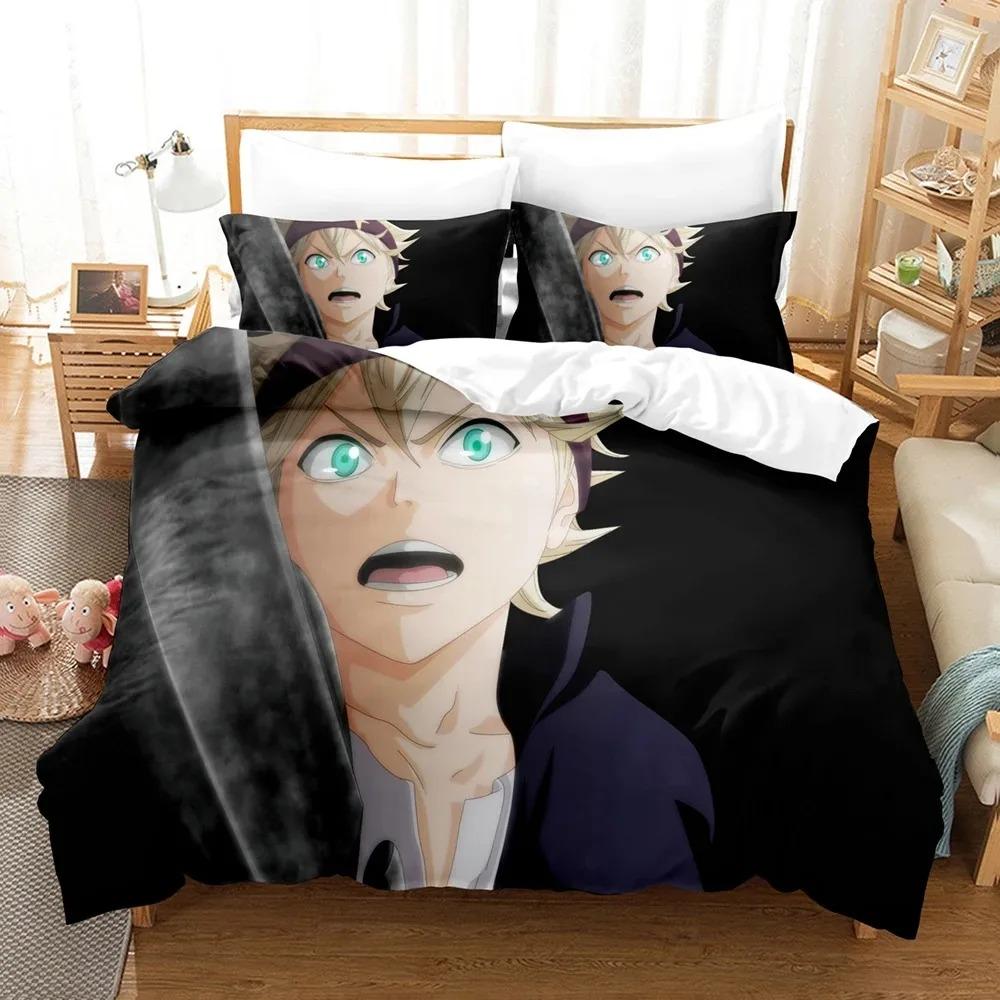 3D Print Anime Black Clover Bedding Collections Duvet Cover Collection With Pillowcase Twin Full Queen King Bedclothes With Bed Linen Home Textiles