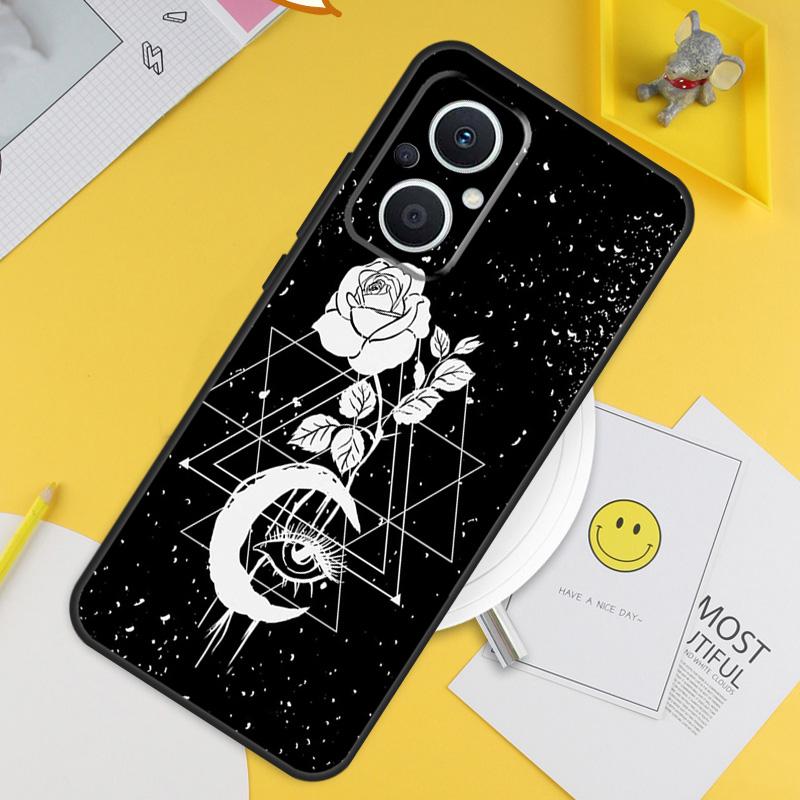 Occult Witchcraft Moon Gothic Witch For OPPO Reno 8T 7 8 Lite 10 11 12 13 14 Pro 11F 12F 13F 14F OPPO Find X8 X5 X6 Pro Case