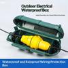 Outdoor Waterproof Electrical Connection Box Durable Dustproof Weatherproof Shell For Garden Construction WorksFurnishing World