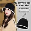Warm Bucket Cap Windproof Beanies Hat Fashion Winter Hat  for Women