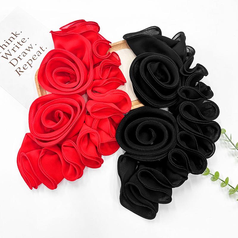 3D Floral Applique Decoration Handmade Flower Patch DIY Flower Collar Sewing Applique Corsage for Wedding Dress Accessories