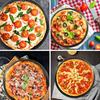 AA05 Pizza Tray Punching Baking Tray Non-Stick With Hole Pizza Mold Barbecue Tray Baking Mold Round Baking Tray 1