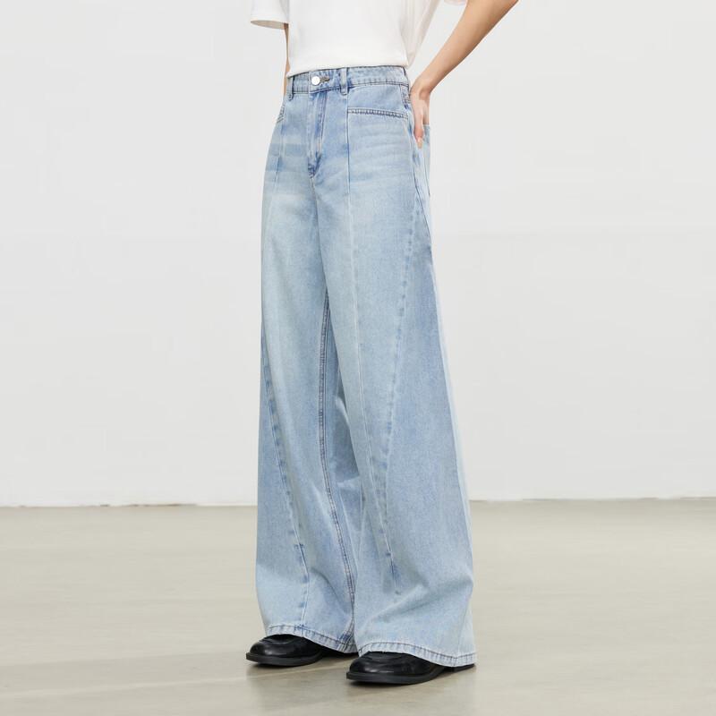 Elva' Island Summer Loose Straight Jeans