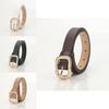 Elegant Womens Pu Leather Belt With Alloy Buckle For Daily Use And Work Attire