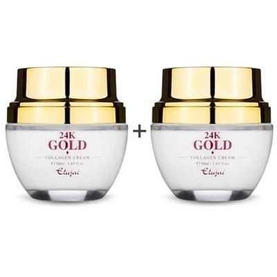 1+1 ELUJAI Crema Nutriente al Collagene Oro 24K 50ml